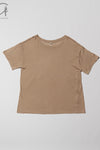 BASERANGE Classic Bamboo Fiber Bamboo Cotton Loose T-shirt Series Collection Round Neck Bottoming Shirt France BAS-TOLO-BL-000-AURAL